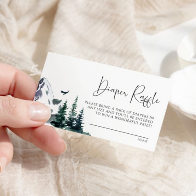 D'accompagnement Carte Raffin Hiver Mountains (Créateur téléchargé)