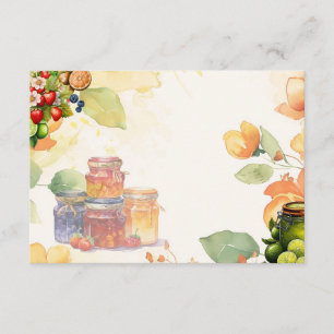 D'accompagnement Carte Recette Blank Marmalade