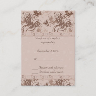 D'accompagnement Carte RSVP de la frontière de la baie