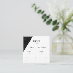 D'ACCOMPAGNEMENT CARTE RSVP MODERNE DE MARIAGE