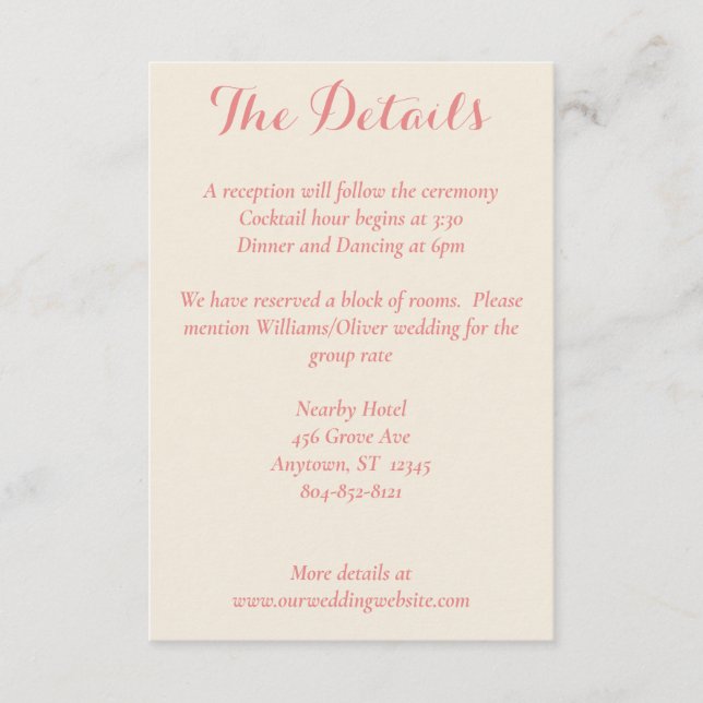 D'accompagnement Carte Tropical Plumeria & Flamant rose Lily Détail (Devant)