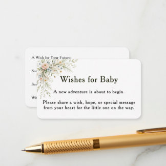 D'accompagnement Carte Vœux pour Bébé Baby In Bloom
