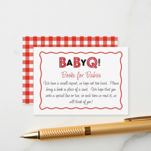 D'accompagnement C'est une carte Q Books pour bébés (Devant/Arrière en situation)