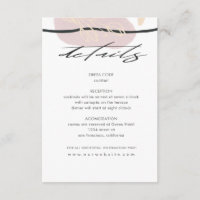 Champs de rêve | Carte d'information de l'invité