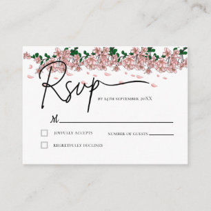 D'accompagnement choix de repas floral roux carte RSVP