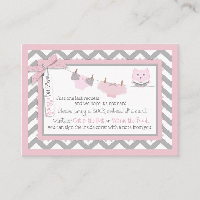 D'accompagnement Chouette Chevron Tutus Chouette Apportez une carte (Devant)