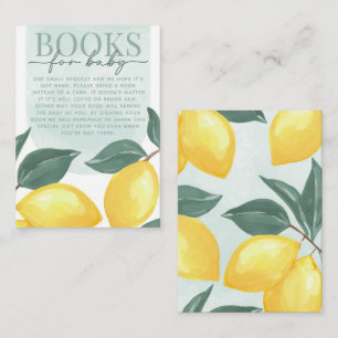D'accompagnement Citrus Lemon Book Demande de carte bébé Insertion