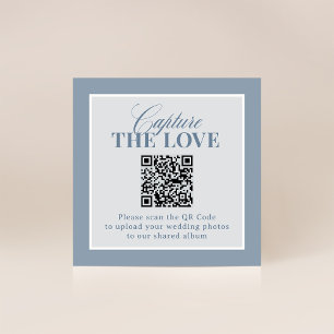 D'accompagnement Classique Luxe   Carte de mariage à code QR Captur