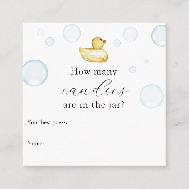 D'accompagnement Combien sont dans la carte de boîtier Jar Shower (Devant)