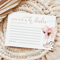 Conseils de cocktail chic et vœux pour carte de ma