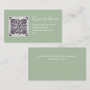 D'accompagnement Créer son propre Carte de visite de code QR - Beau