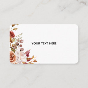 D'accompagnement Créez votre propre carte d'encadrement floral
