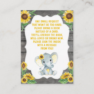 D'accompagnement Demande de réservation Carte fille Eléphant Douche