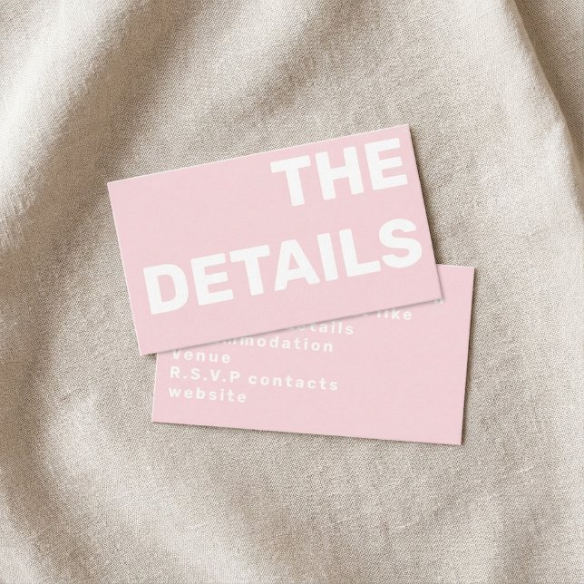 D'accompagnement Détail de carte d'enclosure de typographie moderne (Modern typography details enclosure card.)