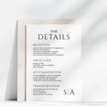 Détails minimaliste de la carte Mariage moderne