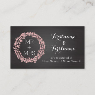 D'accompagnement Élégant tableau de bord Mariage Registre et carte