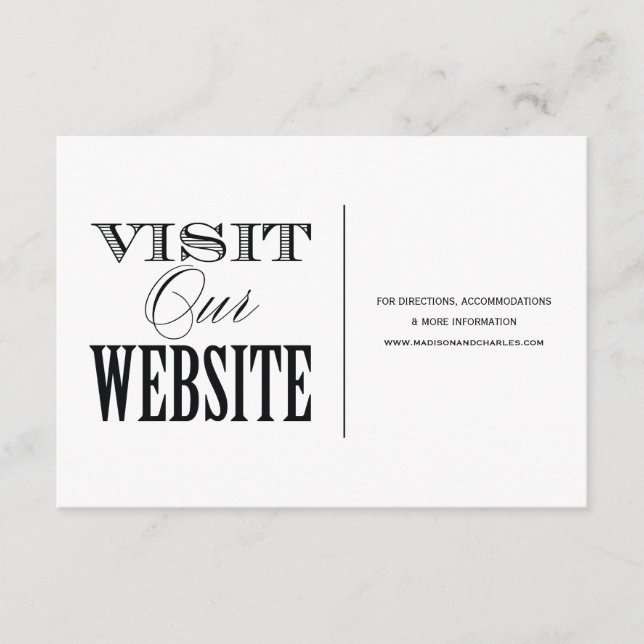 D'ACCOMPAGNEMENT ET ÊTRE MARIÉ | CARTE DE SITE MARIAGE (Devant)