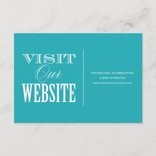 D'ACCOMPAGNEMENT ET ÊTRE MARIÉ | CARTE DE SITE MARIAGE (Devant)