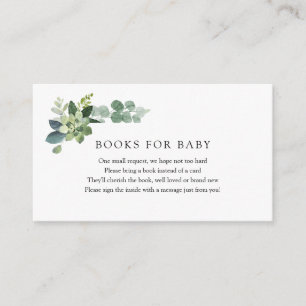 D'accompagnement Eucalyptus Livres pour Baby insert carte