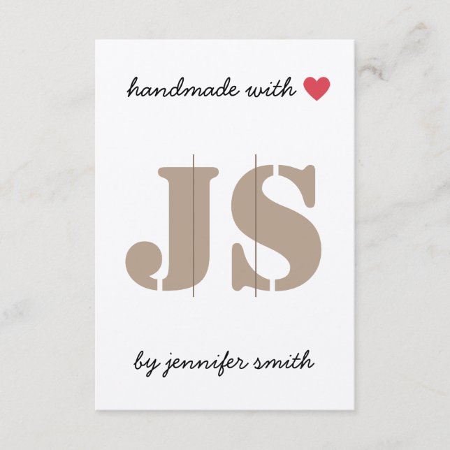 D'accompagnement Fabriqué à la main avec le support de la carte d'a (Devant)