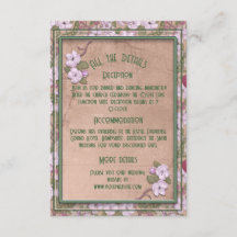 Fleur de pommier - Carte d'encadrement