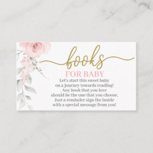 D'accompagnement Fleur rose pastel apportez une carte de livre