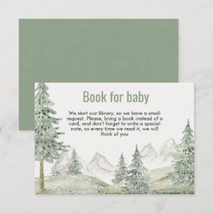 D'accompagnement Forêt aventure commence carte baby shower