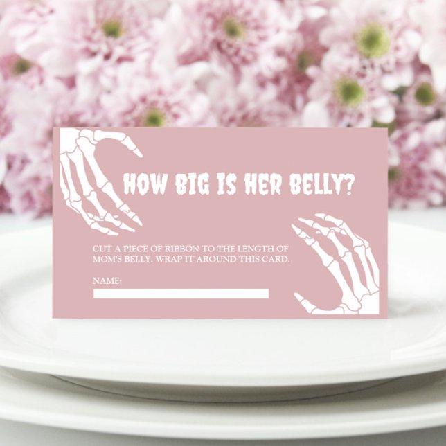 D'accompagnement Halloween Baby shower Quelle taille a sa carte du  (Créateur téléchargé)