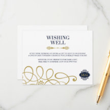 Imprimez Moderne La carte de bien-être du Mariage 