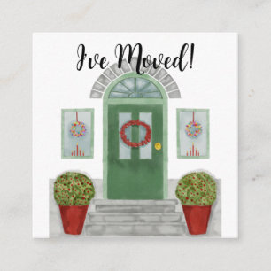 D'accompagnement J'ai déménagé ! Maison de Noël Carte de boîtier