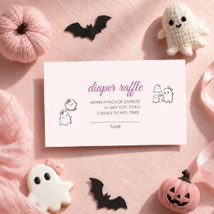 D'accompagnement Jolie carte de tirage au sort de couche Halloween 