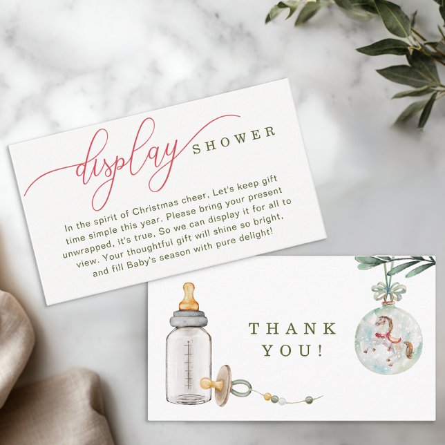 D'accompagnement Joyeux petit Baby shower carte d'affichage douche (Display Shower Card)