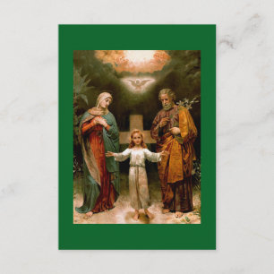 D'accompagnement  la carte de la Sainte Famille
