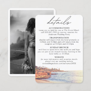 D'accompagnement La Jolla Détails du Mariage Carte de boîtier