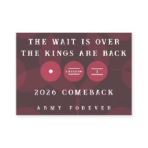 Les rois sont de retour ARIRANG Carte de retour gr