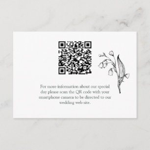 D'accompagnement Lily of the Valley - Carte de boîtier blanc