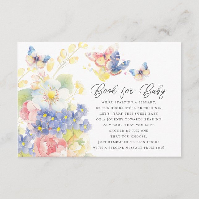 D'accompagnement Livre de jardin papillon pour la carte de boîtier  (Devant)