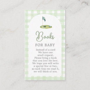 D'accompagnement Livres de Baby Shower de Golf pour Carte de Bébé