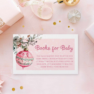 D'accompagnement Livres de Noël roses pour la carte de boîtier pour