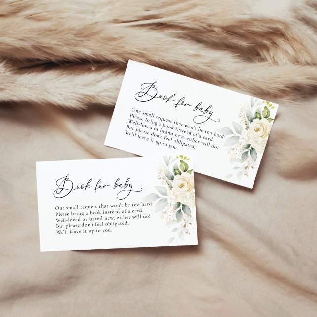 D'accompagnement Livres De Roses Blanches Vertes Pour Carte Boîtier (Créateur téléchargé)