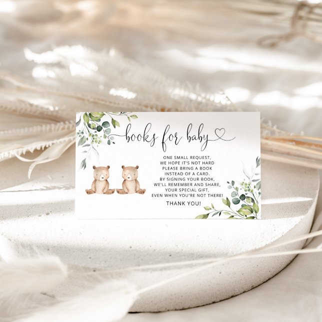 D'accompagnement Livres d'ours de bois pour bébé carte d'enclos (Créateur téléchargé)