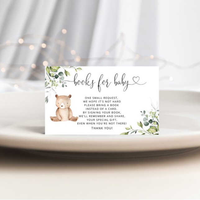 D'accompagnement Livres d'ours de bois pour bébé carte d'enclos (Créateur téléchargé)