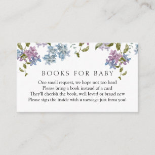 D'accompagnement Livres Lilac et Lavender pour carte de boîtier pou