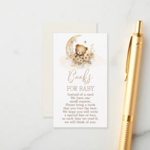 D'accompagnement Livres Ourson pour carte bébé garçon