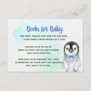 D'accompagnement Livres Penguin pour carte bébé garçon
