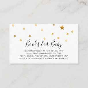 D'accompagnement Livres pour Baby insert carte avec parties scintil