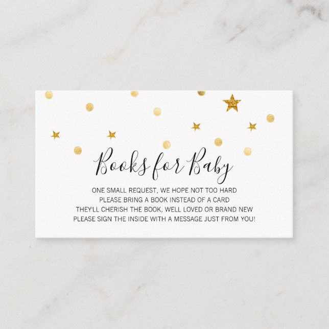 D'accompagnement Livres pour Baby insert carte avec parties scintil (Devant)