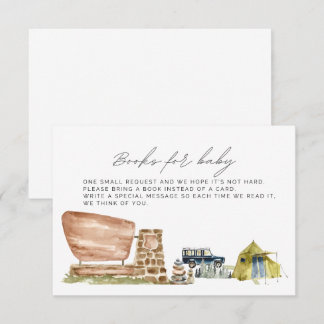 D'accompagnement Livres pour bébé, carte Baby shower, Nation