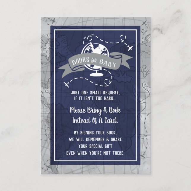 D'accompagnement Livres pour carte bébé, avions (Devant)