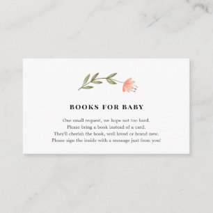 D'accompagnement Livres Tulipe rose pour Baby insert carte